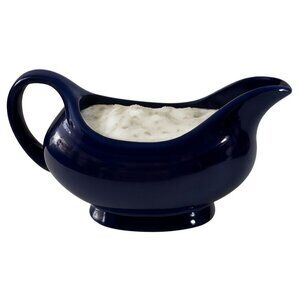 Fiestaware Fiesta CERAMIC Gravy Sauce Boat Dish Twilight Blue 18.5 OZ CONTAINER